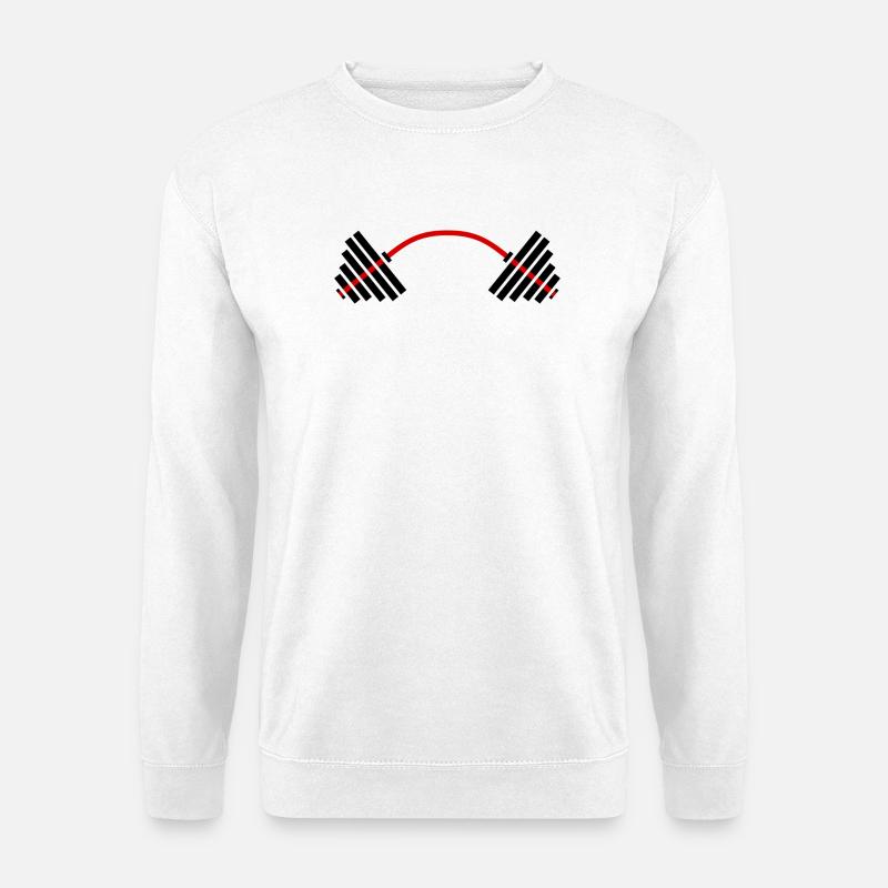 Max Power GYM: Workout & Motivation - Unisex Sweatshirt - white