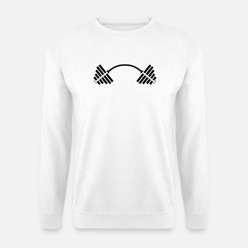 Max Power GYM: Workout & Motivation - Unisex Pullover - Weiß