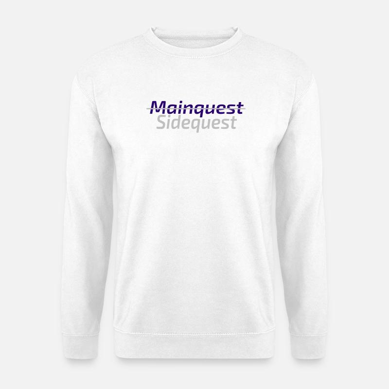 Sidequest Mode on - Unisex Pullover - Weiß