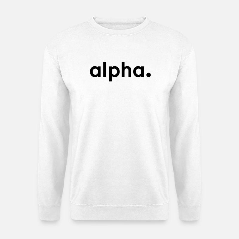 Stromberg Firmenschriftzug von Alpha - Unisex Pullover - Weiß