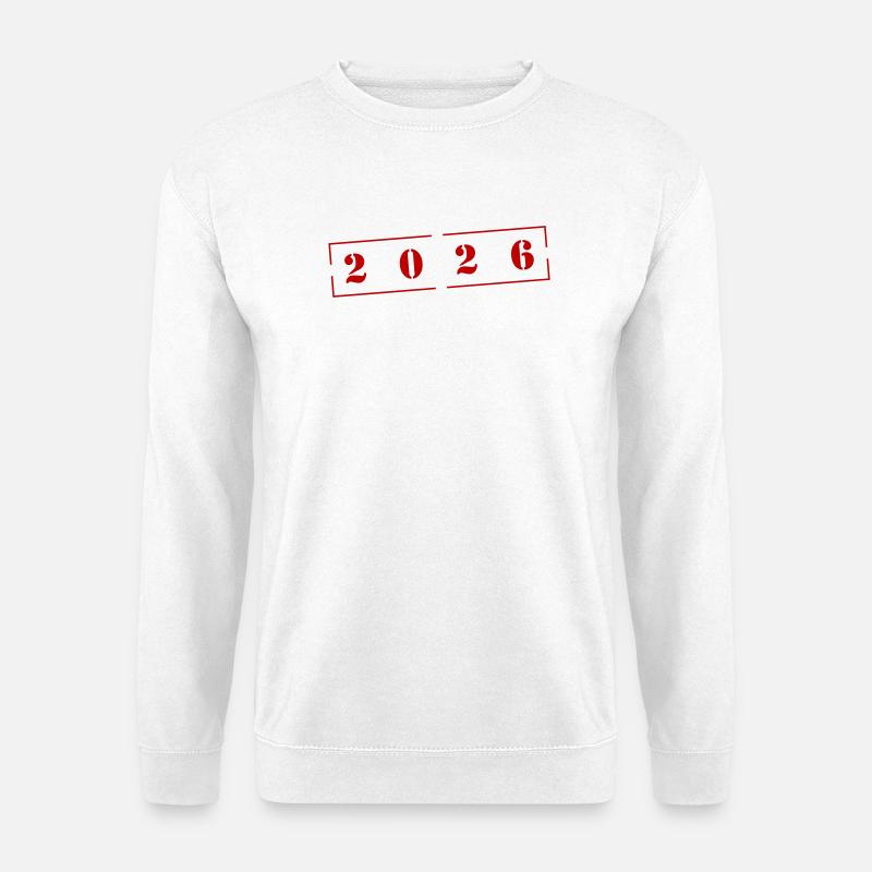 2026 Stempel - Unisex Pullover - Weiß