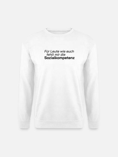 Social skills - Unisex Sweatshirt - white
