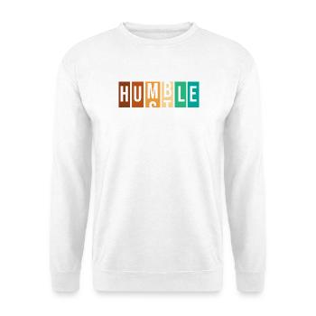 Workaholic Humble - Unisex Sweatshirt - white - Front