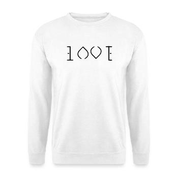 Liebe - Unisex Pullover - Weiß - Vorne