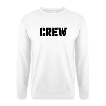 Crew - Unisex Pullover - Weiß - Vorne