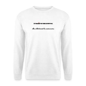 GRANNY. MAMMA. GRANDMOTHER. MOTHER'S DAY. - Unisex Sweatshirt - white - Front