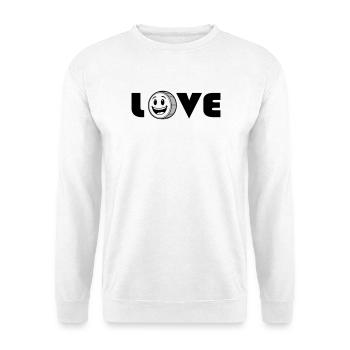 Liebe liebe - Unisex Pullover - Weiß - Vorne