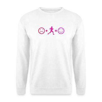 Running gift idea for running lovers - Unisex Sweatshirt - white - Front