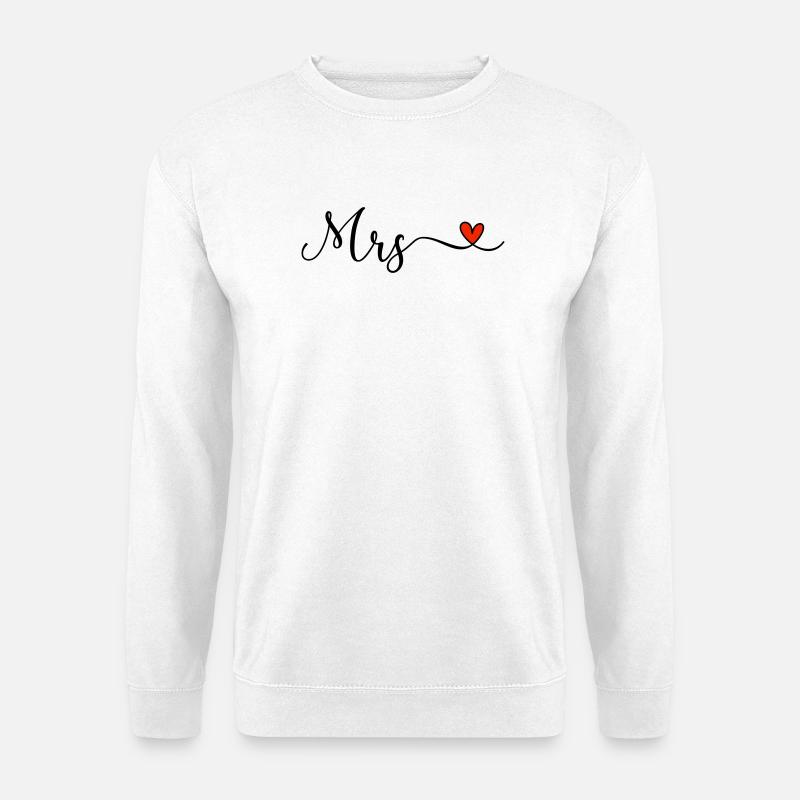 Mrs - Unisex Sweatshirt - white