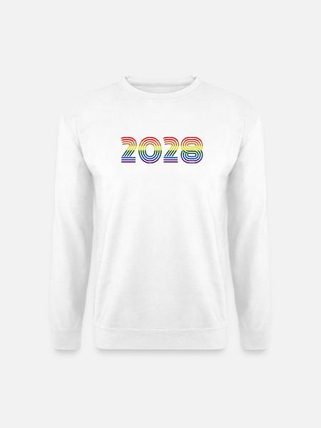 Rainbow 2028 - Unisex Pullover - Weiß