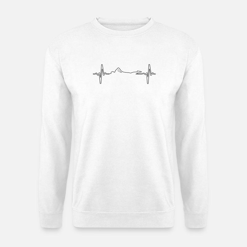 Schwimmer es Herzschlag - Unisex Pullover - Weiß