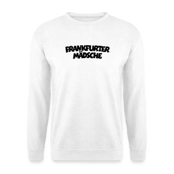 Frankfurter Mädsche (Schwarz) - Unisex Pullover - Weiß - Vorne