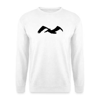 pelikan_1 - Unisex Pullover - Weiß - Vorne