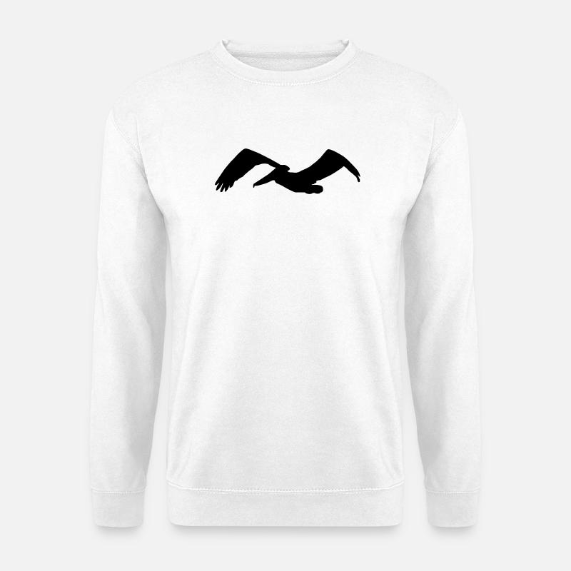pelikan_1 - Unisex Pullover - Weiß