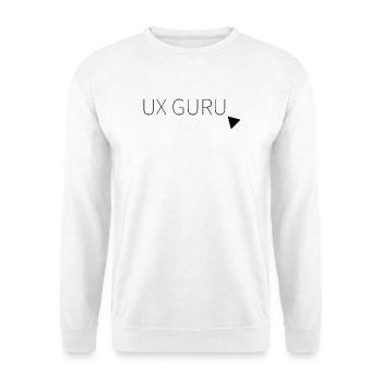 Gourou UX - Sweat-shirt Unisexe - blanc - Devant