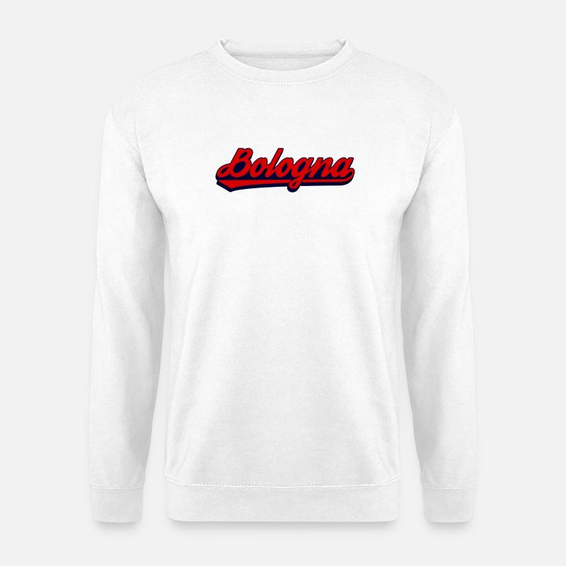 Bologna Script Retro Design - Unisex Sweatshirt - white