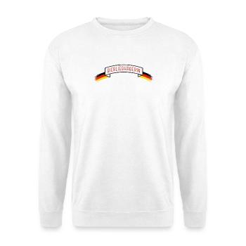 Amateur de bière avec drapeau DE - Sweat-shirt Unisexe - blanc - Devant