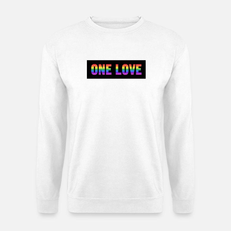 ONE LOVE - Unisex Pullover - Weiß