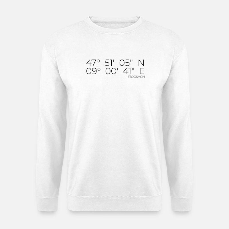 Coordinates Stockach - Unisex Sweatshirt - white