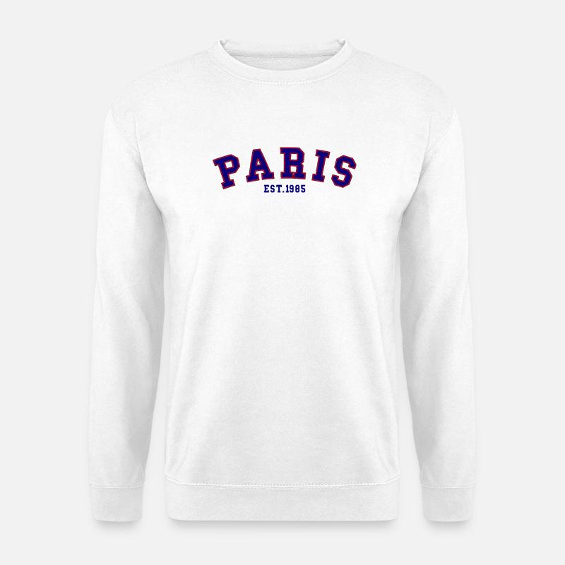 PARIS_EST_1985 - Unisex Pullover - Weiß