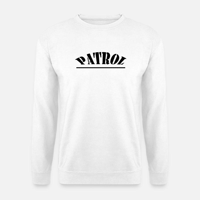 PATROL - Unisex Sweatshirt - white