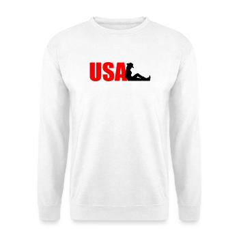 United States - Unisex Sweatshirt - white - Front