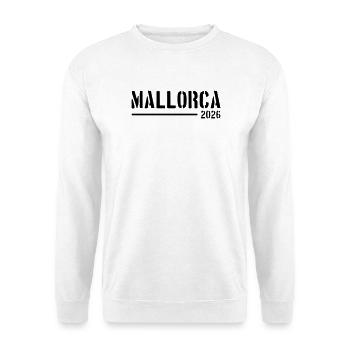 Mallorca 2026 Holidays - Unisex Sweatshirt - white - Front