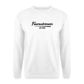 Pompier 2026 Formation Anniversaire Pompiers - Sweat-shirt Unisexe - blanc - Devant