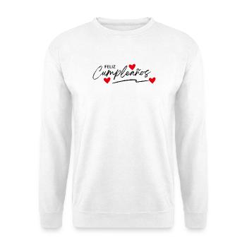 Happy Birthday - Geburtstag - Felix Cumpleanos - Unisex Sweatshirt - white - Front
