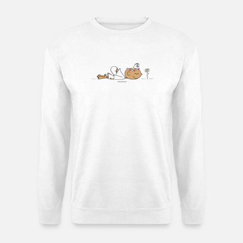 Chill out - Unisex Pullover - Weiß