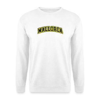 Mallorca Schriftzug - Unisex Pullover - Weiß - Vorne