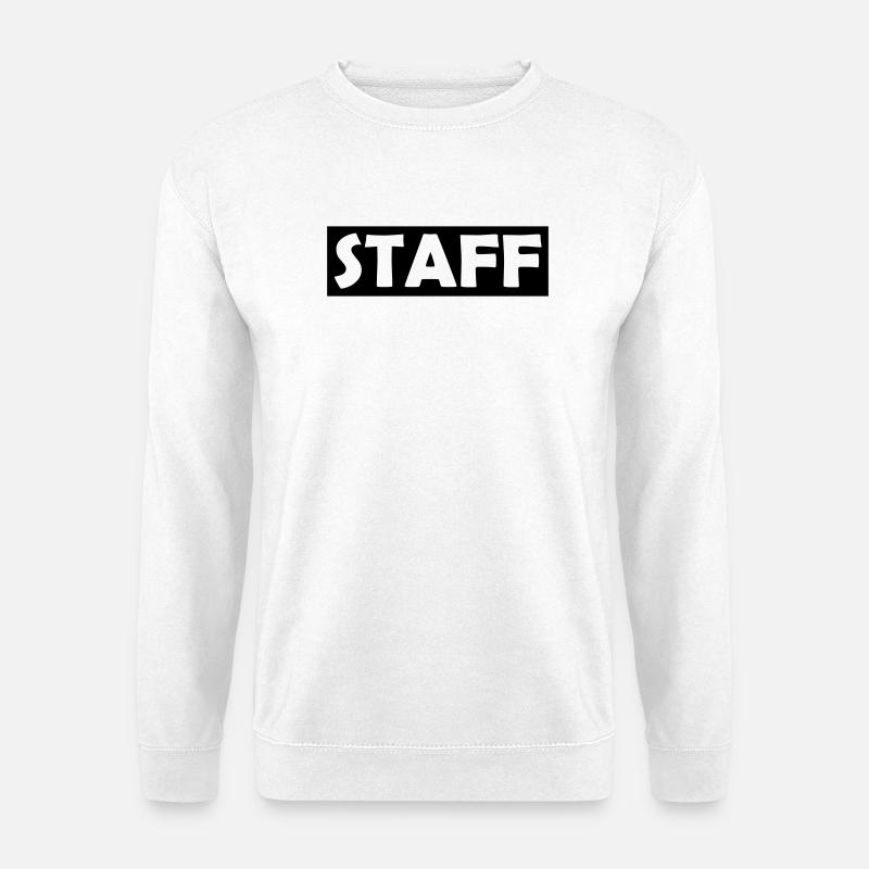Staff - Unisex Sweatshirt - white