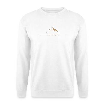 Silent Peak Beige - Unisex Pullover - Weiß - Vorne