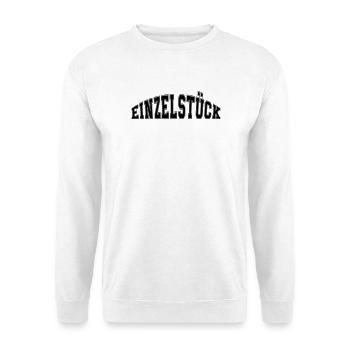 Einzelstück - Unisex Pullover - Weiß - Vorne