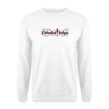 Eiskunstlauf Hooligan  - Unisex Pullover - Weiß - Vorne - Alina (178cm) & Michal (187cm)