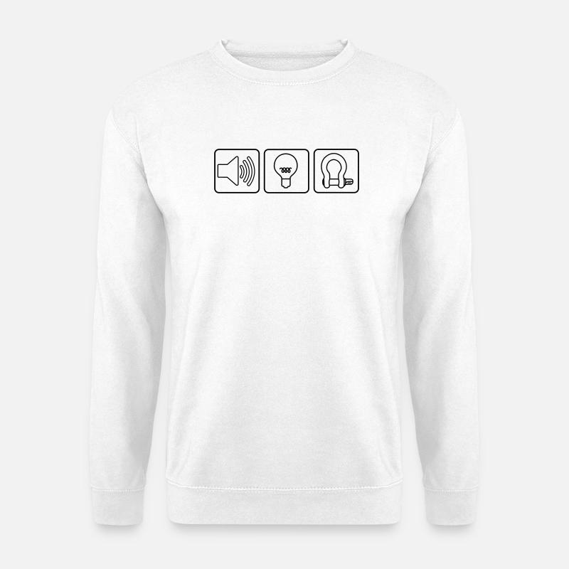 Sound Light Rigging Logo - Unisex Pullover - Weiß