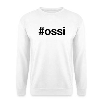 OSSI Hashtag Allemagne de l’Est - Sweat-shirt Unisexe - blanc - Devant