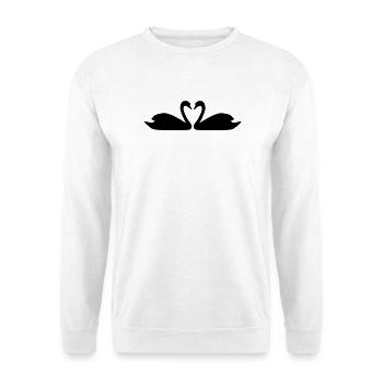 Love birds. - Sweat-shirt Unisexe - blanc - Devant