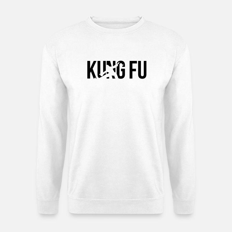 kung fu - Unisex Pullover - Weiß