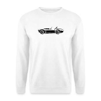 Voiture classique cobra icône icône illustration logo - Sweat-shirt Unisexe - blanc - Devant