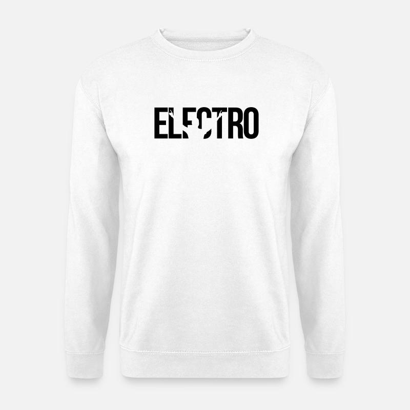 elektro - Unisex Pullover - Weiß