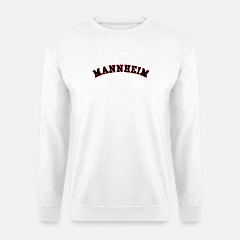 Manheim Arch Schriftzug - Unisex Pullover - Weiß