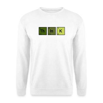Think (green) - Unisex Sweatshirt - white - Front