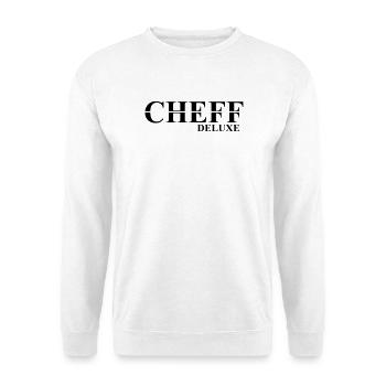 Cheff Deluxe Design pour le Cheff - Sweat-shirt Unisexe - blanc - Devant