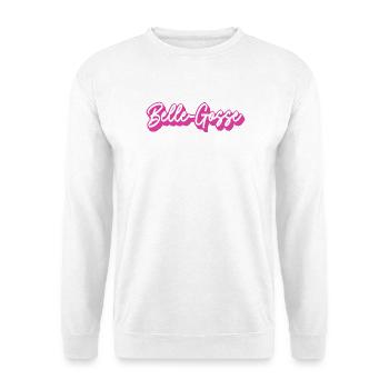 Beautiful Kid Script Pink - Unisex Sweatshirt - white - Front