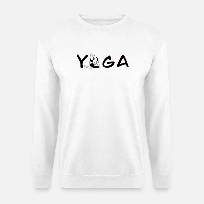 Yoga Pose - Unisex Pullover - Weiß