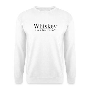 Rustic Whiskey Design - Unisex Sweatshirt - white - Front