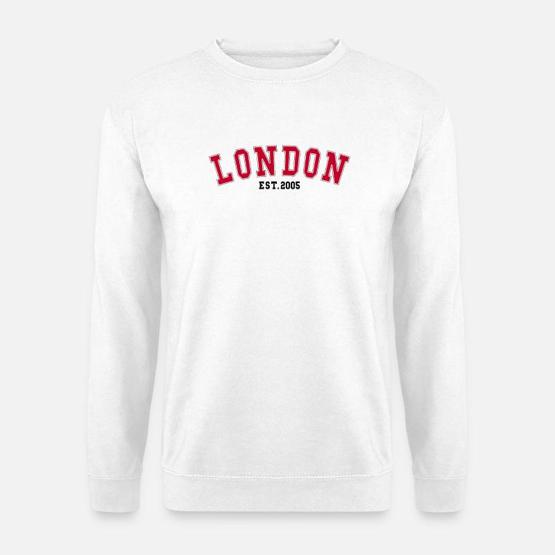 LONDON_EST_2005 - Unisex Pullover - Weiß
