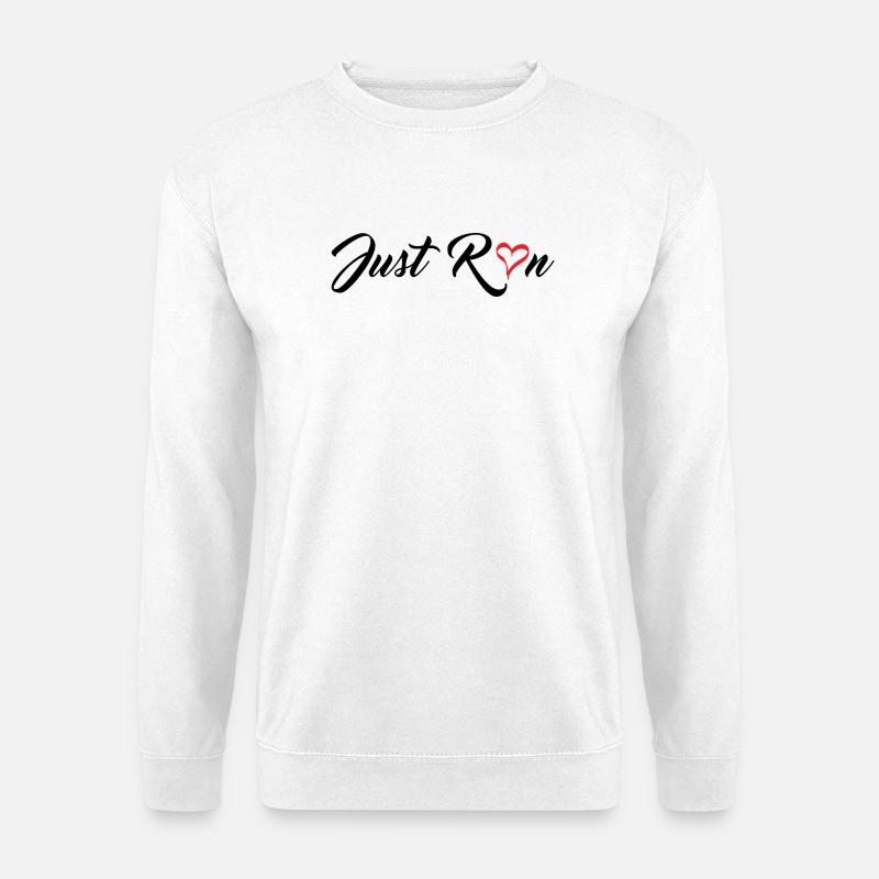 Just Run - Unisex Sweatshirt - white