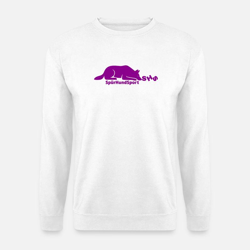 SHS Logo magenta - Unisex Pullover - Weiß